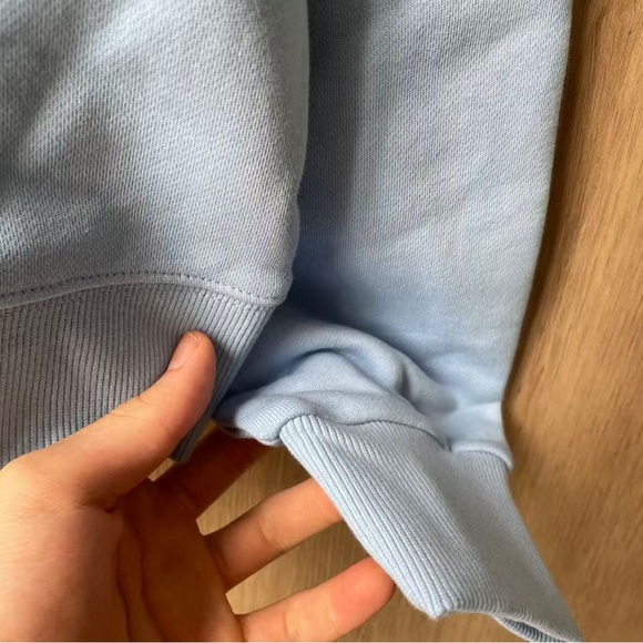 Parke Light Blue Varsity Logo Crewneck Sweatshirt - Picture 5 of 6